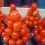Half basket of tomatoes
