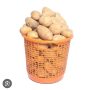 Irish potato full of basket