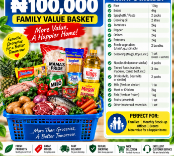 ₦100,000 FAMILY VALUE BASKET 🧺